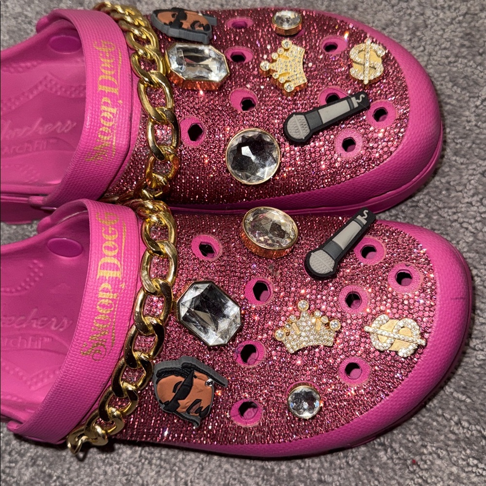 Skechers Pink Arch Fit Clogs-snoop dog - Picture 6 of 7